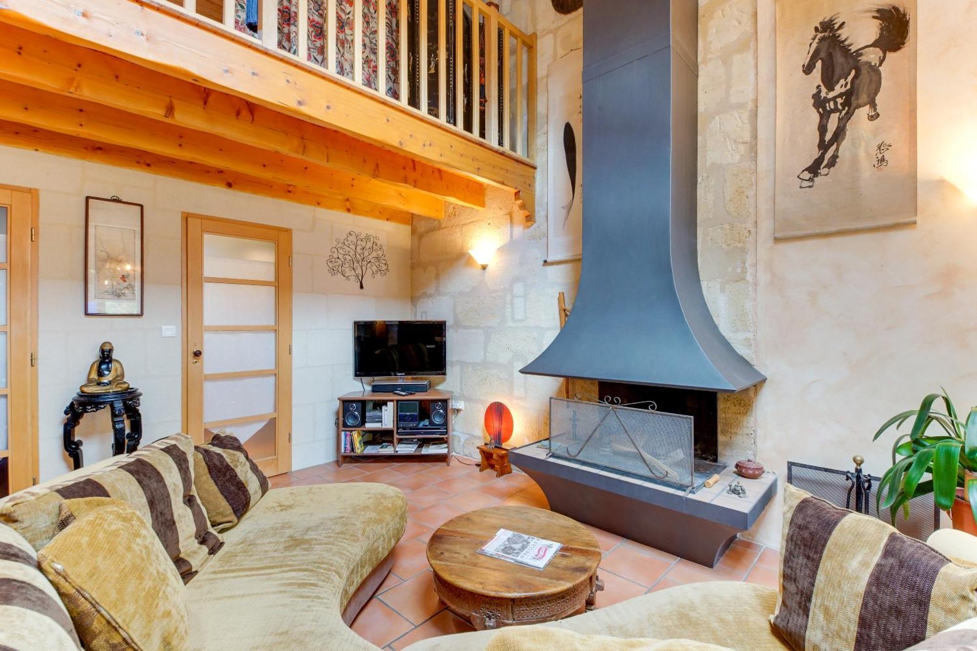 Superbe Maison En Pierre Bordelaise Bordeaux Luaran gambar