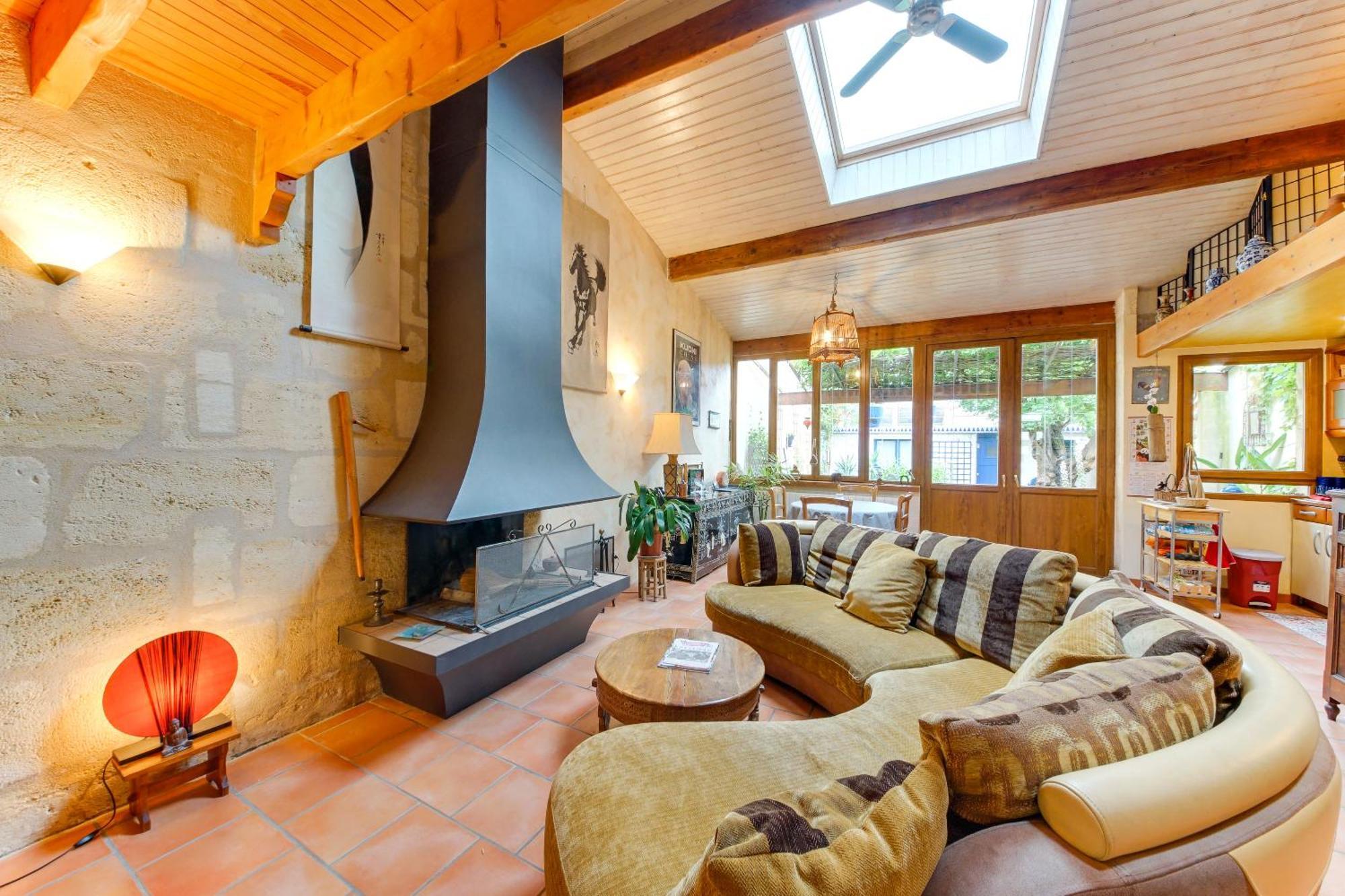 Superbe Maison En Pierre Bordelaise Bordeaux Luaran gambar